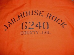 Elvis Presley Jailhouse Rock 6240 County Jail SHIRT-M