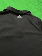 Los Angeles Kings Adidas Climate NHL Pro Collection Polo T Shirt Medium Black