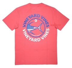 NWT Vineyard Vines Men SS Whale Pocket Crew T-Shirt Tee “TUNA USA EDITION”