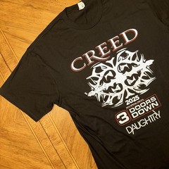 CREED Summer Of 99’ Tour TShirt 2025 Merch Size XL Black Double Sided