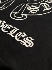 Chrome Hearts Los Angeles Horseshoe Pocket Tee Black Size Medium Made In USA