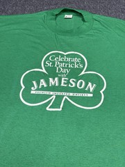 Screen Stars Jameson Liquor Shirt Mens XL Green St Patricks Day Vintage