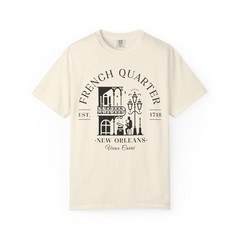 French Quarter Tee Shirt |New Orleans Louisiana Travel Souvenir |COMFORT COLORS®