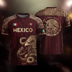 Mexican Aztec Soccer Jersey for Men, Mexico Football Jersey, Great Soccer Gift