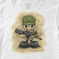 HM Forces Security Rick O’Shea – Hello Operator! by Pig Jackson T-Shirt