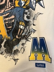 SANA AA RIPPING SKELETON TEE SHIRT XL MICHIGAN ANN ARBOR STREETWEAR