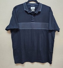 Scott James Jersey POLO SHIRT Black Short Sleeves Business Casual XL Cruise