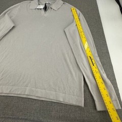 NEW And Now This Mens Henley Shirt Long Sleeve Split Neck $39.50 XL Lunar Rock