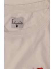 Karl Kani Mens Brooklyn Graphic T-Shirt Top Small White YB08