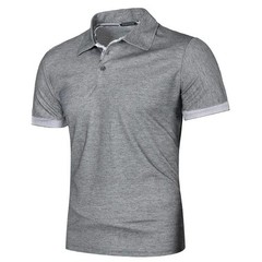 Summer Mens Short Sleeve Polo Shirts Lightweight Lapel Streetwear Breathable .