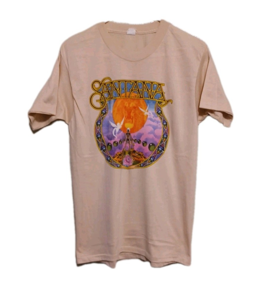 Vintage Single Stitch 1979 Carlos Santana Inner Secrets Tshirt Sz L Used As-Is