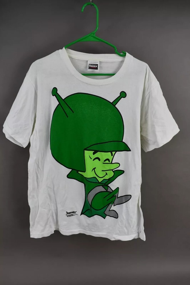 Vintage The Flintstones The Great Gazoo Single Stitch T-Shirt Double Sided Large