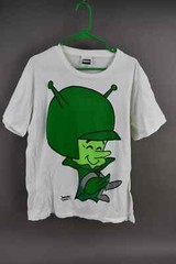 Vintage The Flintstones The Great Gazoo Single Stitch T-Shirt Double Sided Large