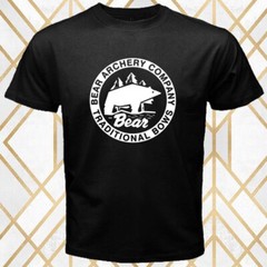 Bear Archery Bow Crossbow Men’s Black T-Shirt Size S – 5XL