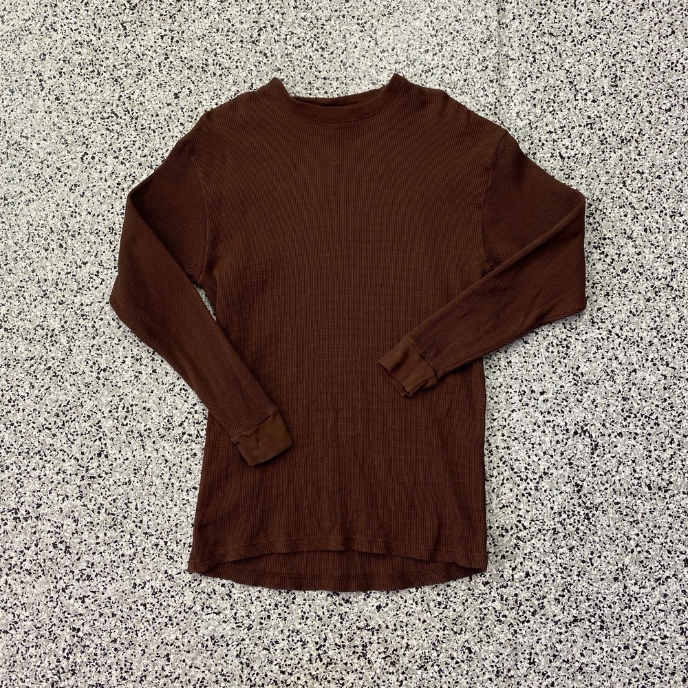 Vintage Gemrock Heavy Weight Thermal Shirt Men’s 4XL Waffle Baselayer Brown