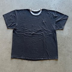 Vintage 90s Nike Shirt Size XXL Faded Black Gray Two Tone Embroidered Swoosh
