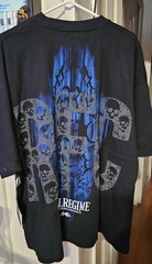 Civil Regime DeathNote Blue Silence American Classic Oversized Tee in Black2XL