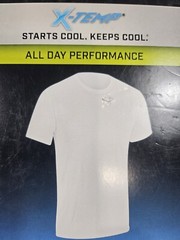 Men’s Short Sleeve T Shirts S 34-36 Hanes 6 Pk X Temp Mesh Stretch White Black