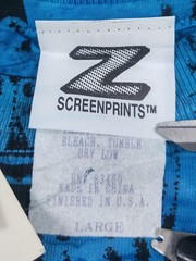 New Vintage 90s NA’PALI Surf Co. Virginia Beach Tie Dye All Over Print Tee L