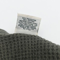 Vintage Great Land Green Waffle Knit Shirt Men’s Medium Made in USA Thermal
