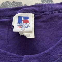 Vintage Russell Athletic NuBlend Henley Shirt Purple Mens XXL Blank 2000s Y2K