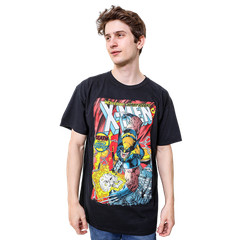 Marvel Comics X-Men Battle Royale: Wolverine vs Ghost Rider Adult T-Shirt