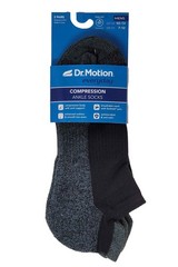 Dr. Motion 6 Pairs pack Mens Low Cut Cushioned Breathable Compression Ankle S…