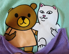 Teddy Fresh Rip N Dip T Shirt Men’s S Small Collaboration Pastel Colorblock