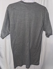 American Weekend Medium Gray Short Sleeve Henley T-Shirt 100% Cotton Casual