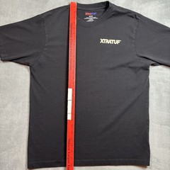 XTRATUF Marty Porthole T-Shirt Mens M Graphic Logo Black Cotton Crew Neck XAT000