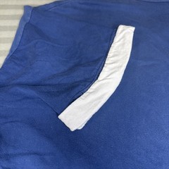 Vintage Robert Bruce Active Sport Tee Mens Blue White Double Cuff Xxl Pocket T