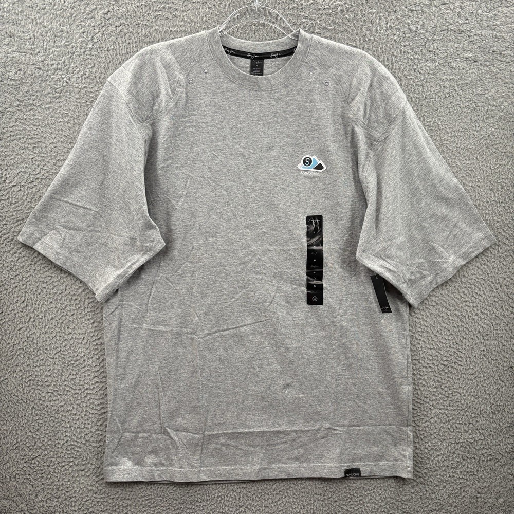 Vintage Sean John T Shirt Mens XL Gray Short Sleeve VTG Y2K Tee Rap Hip Hop