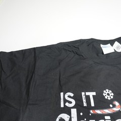 Port & Company T-Shirt Mens Large “Is It Christmas Break Yet?” Short Sleeve NWT