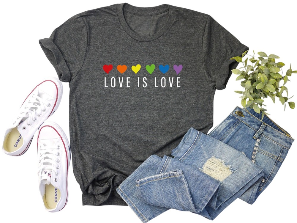 Love is Love Shirt LGBT Shirt Pride Shirt Equality Love is Love LGBT Outfit Love