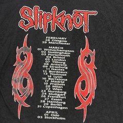 Vintage Slipknot Shirt Large Y2K Long Sleeve Tour Concert Nu Metal Rock Band Tee
