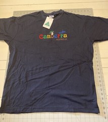 Australian Made Shirt Men’s Large Embroidered Canberra Australia Black Koala