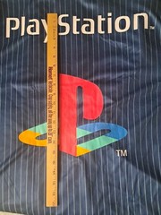 PlayStation Katakana Kanji Baseball Jersey NWT Official License Pinstripe 2 XL
