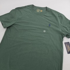 Polo Ralph Lauren Custom Slim Fit T-shirt Pony Logo Mens LARGE L Green Top NEW