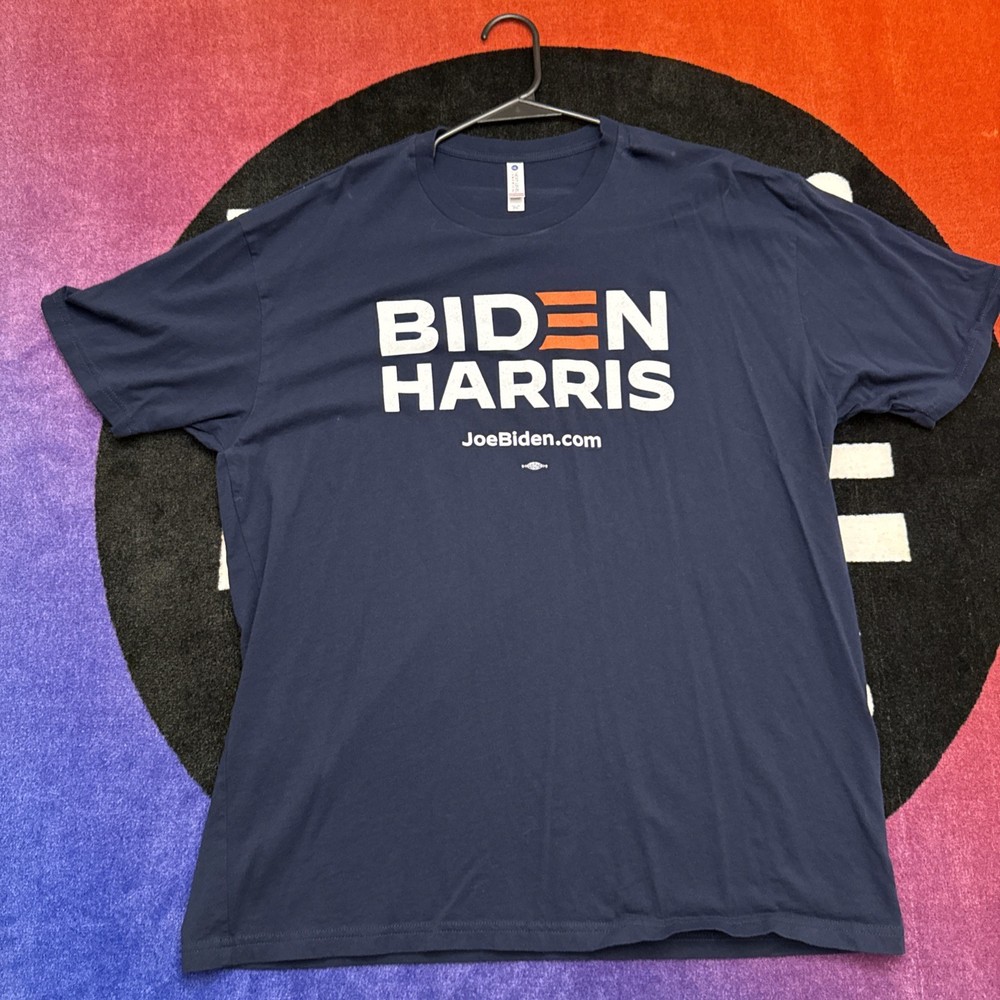 Men’s 2XL Joe Biden Harris 2024 Campaign T Shirt Presidential Logo Graphic Tee