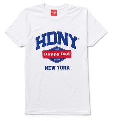 Nelk Boys Full Send x Happy Dad HDNY New York White T-Shirt Men’s M Medium NWT