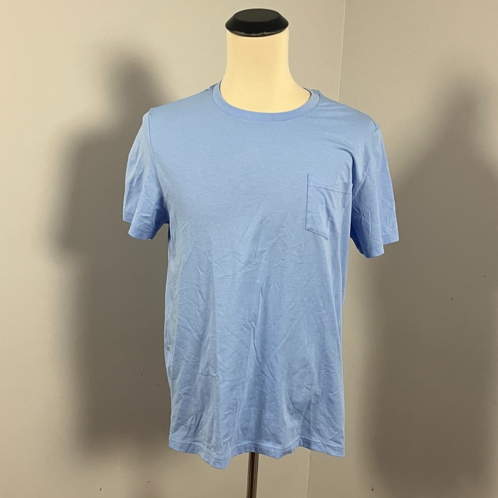 Mack Weldon Pima Cotton Short Sleeve Crew Neck Tee Blue Men’s XL