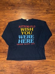 Travis Scott Astroworld Wish You Were Here Tour Long Sleeve T-Shirt