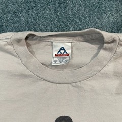 Y2K Panda-Monium Graphic T-Shirt Beige Funny Panda Tee Size Medium