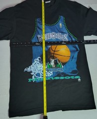 Vntg Kevin Garnett 2000s T-shirt NBA Basketball Minnesota Timberwolves Starter M