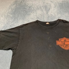 Yazbek Harley-Davidson Tijuana Baja T Shirt Mens Large Black Cotton Logo Outdoor