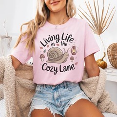 Autumnal Coffee Comfort Tee Cozy Lifestyle Shirt Fall Season Gift