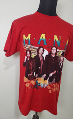 M.A.N.A Drama Y Luz 2012 Band Tour T-Shirt Red Men’s Size Medium
