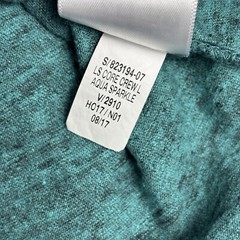 Old Navy Soft Washed Shirt Green XL Long Sleeve Pullover Crew Neck Marled Mens