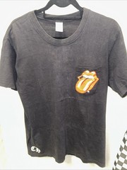 Chrome Hearts x Rolling Stones T Shirt Size L Black Short Sleeve