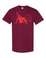 DEVIL GIRL Unisex T-Shirt Multi Colors S-XL FREE S&H! Kyle Millar art Pin-Up